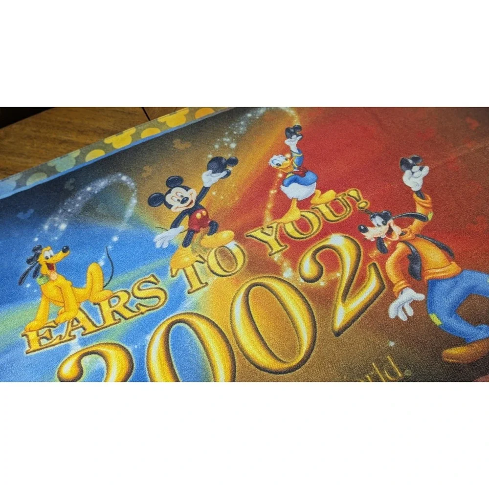 2002 Walt Disney World Ears To You Beach Towel 60x31